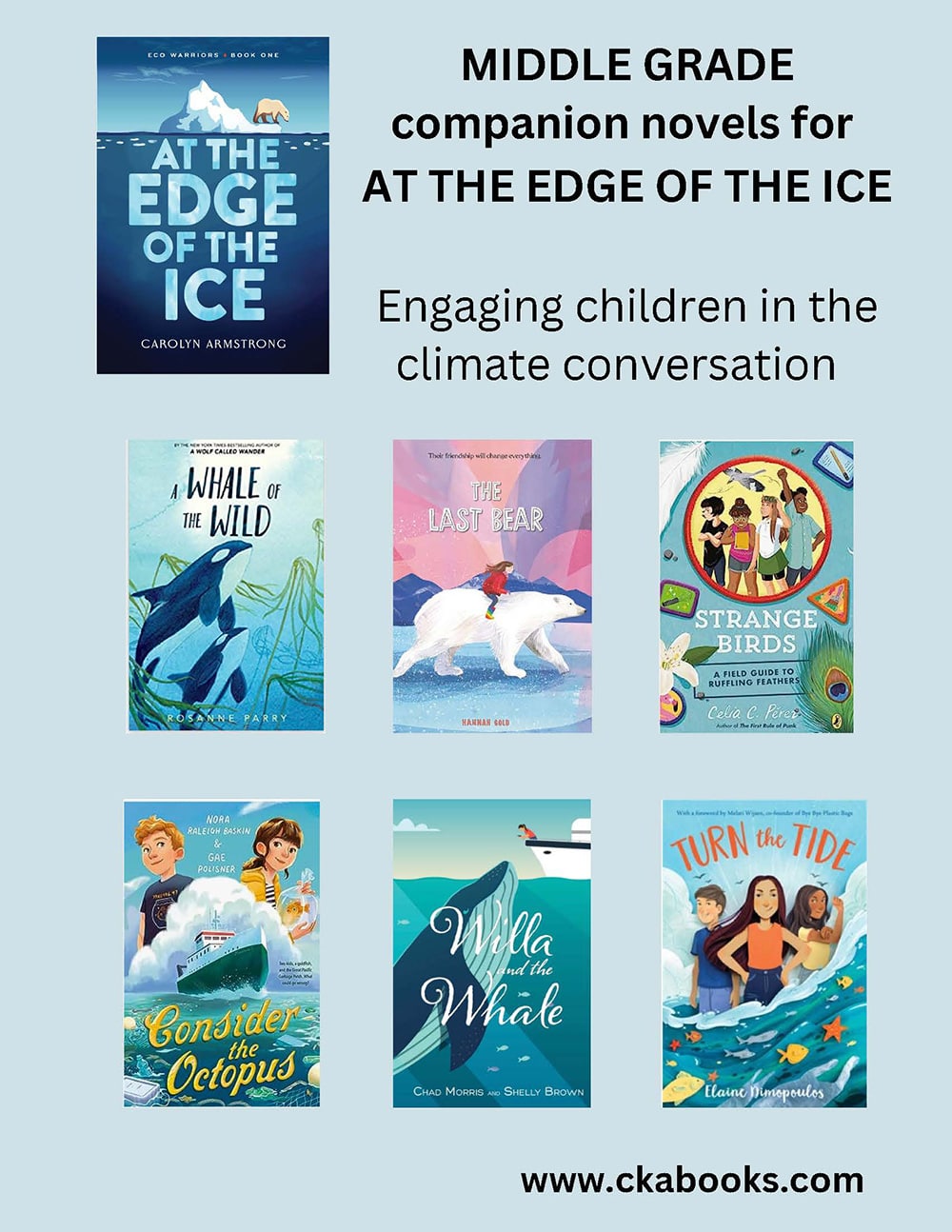 Middle Grade Companion Novels for At the Edge of the Ice