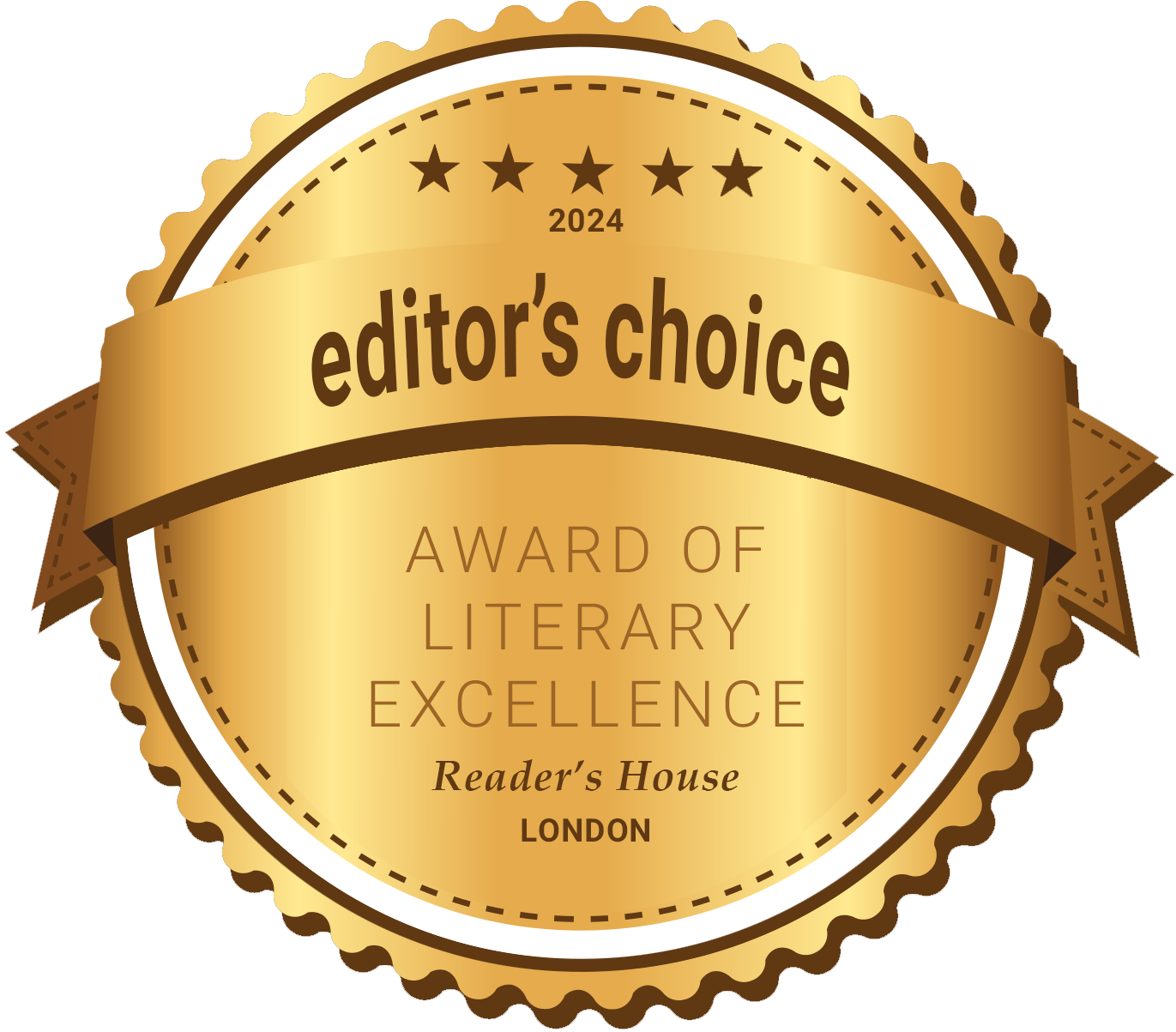 Award of Literary Excellence Reader’s House London presented to Carolyn Armstrong